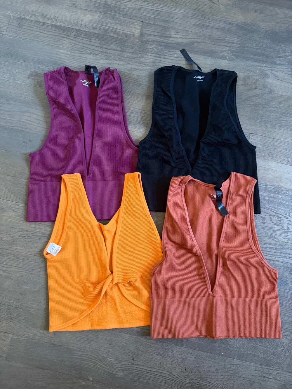 Out from Under Ribbed Crop Top Bundle